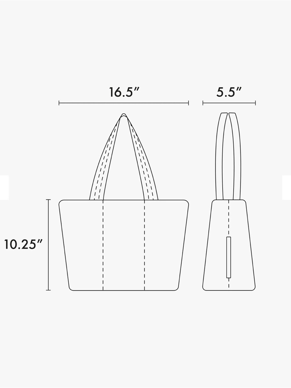 CALPAK Luka Mini Tote in the French Blue Gingham - Travel Bag NWOT - Picture 8 of 8